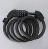 Candado para bicicleta candado de cable contraseña de cuatro dígitos cinco dígitos cable de acero grueso antirrobo bicicleta de montaña cross-border candado de contraseña para bicicleta