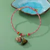 Cuerda de Colores al por Mayor Modelo Nuevo 2026 Hilo de Algodón Cuerda Roja Cuerda Trenzada Pulsera Colorida Ajustable para Adultos y Niños Pequeño Regalo