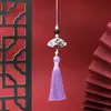 Abanico de Pintura a Tinta Estilo Antiguo con Borlas, Accesorios Hechos a Mano, Borlas de Poliéster, Colgantes Decorativos, Venta al por Mayor desde Fabricante