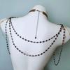 Accesorios de Vestido de Lujo Ligero Europeo y Americano Cadena de Hombro con Borlas Moda Combinable Cadena Corporal Nicho Alta Gama Collar Elegante Mujer
