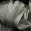 Acordeón Floral Perlado Hecho a Mano Tul de Boda Tela Organdí Tul Decoración de Fondo de Boda con Diseño Plegado