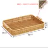 Prato de frutas inclinado de rattan, cesta de frutas de imitação de rattan, cesta de armazenamento de lanches, cesta de exposição de rattan, cesta de feira, cesta de exposição para casa de temporada