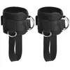 Soporte de tobillo para fitness, correa para el tobillo, banda de resistencia para el tobillo, cordón elástico, hebilla de tobillo, tobillera ajustable