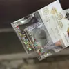 Broca de Unha Bao Shi Osha Hua Zi com Strass 1:1 Seção 33 Ponta Redonda Fundo de Vidro K9 Joia Diamante