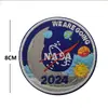 Parche triangular bordado de la NASA Taifeng, nueva versión 2026 del cohete de exploración espacial Artemis