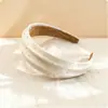 Diadema retro de corona alta estilo coreano para mujer, accesorio para la cabeza de lunares, diadema de satén de verano para aumentar la altura, accesorio para el cabello versátil y moderno al por mayor