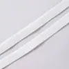 Em estoque: Alças de ombro lisas pretas e brancas de poliéster 0,6-3,0cm para sutiãs e lingerie, elásticos, personalizáveis