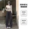 Nuevos pantalones deportivos de algodón chino bordados para danza jazz para mujer, holgados y relajados, pantalones casuales estilo hip-hop, pantalones de chándal de moda