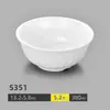 Tazón de Melamina, Tazón Pequeño Blanco, Mini Tazón para Sopa, Tazón para Condimentos de Hot Pot, Vajilla, Tazón Pequeño de Imitación Porcelana, Tazón de Arroz de Plástico, Uso Comercial