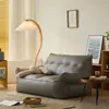 Sofá doble perezoso moderno para apartamentos pequeños, casas de alquiler, salas de estar, dormitorios, balcones tecnológicos, pufs tatami reclinables