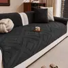 Estilo Minimalista para el Hogar Cómodo Terciopelo de Algodón Más Terciopelo Cojín de Sofá Sala de Estar Dormitorio Funda Universal para Sofá Funda Espesa de Felpa para Sofá