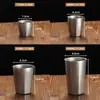Taza de agua de acero inoxidable 304 estilo japonés retro envejecido de doble capa con aislamiento térmico taza restaurante taza de té taza para bebida fría jugo taza de leche