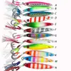 Señuelo jig de fundición para costa transfronterizo 20g 30g 40g para caballa y pez azul, señuelo jig de jigging lento y recogida rápida, señuelo luminoso al por mayor