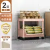 Estantería móvil de almacenamiento, estante de pie de múltiples capas con ruedas, sala de estar, dormitorio, dormitorio, estantería pequeña para niños, carrito de almacenamiento