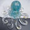 Grava de Cristal Natural Resina Epoxi Pulpo Calamar Decoración de Escritorio Manualidades de Oficina Venta al por Mayor