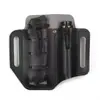 Spot Wild Survival EDC Herramientas Tácticas Funda de Cuero Herramienta de Defensa en la Jungla Bolsa de Cintura Linterna Clip Trasero Funda de Cuero
