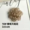 Accesorios Hechos a Mano de Alta Calidad con Perlas Estilo Chanel, Exquisitos Botones de Cristal de Colores, Decoraciones Cosidas a Mano para Ropa y Accesorios para el Cabello, Suministros Decorativos para Manualidades