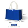 Bolsa de lona com revestimento de filme de alta qualidade impressão personalizada bolsa de presente promoção de treinamento exposição bolsa de mão de proteção ambiental bolsa de lona personalizada