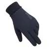 Guantes Deportivos de Exterior Invierno Pantalla Táctil Hombres A prueba de Viento Cálidos Ciclismo Aterciopelado Engrosado Montañismo A Prueba de Salpicaduras Frío