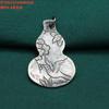 Cuentas de plata esterlina S925, colgante de amor de florín de calabaza de té, accesorios retro envejecidos, material de cuentas DIY hecho a mano