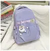 Nova Mochila de Comércio Exterior de Alta Qualidade em Amarelo Cremoso, Estilo Universitário, Mochila Durável e Robusta para Alunos do Ensino Fundamental Anos 3-6