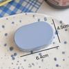Estuche para guardar lentes de contacto Ins Macaron, estuche de belleza simple para pupilas, portátil, con espejo y tapa de rosca, estuche de cuidado complementario.