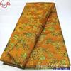 Cheongsam de Flor Grande Bordada Colorida Tela Brocada Jacquard Antigua Tela Brocada Africana Encaje