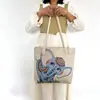 Nuevo Paño de Arena Bolsa de Flores de Seda Dorada Bolso de Hombro Bolso Tote de Gran Capacidad Bolsa de Lona Estilo Nacional Peonía Bolsa de Compras Portátil