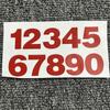 Sticker para Motocicleta de Comercio Exterior Transfronterizo Número Digital 1234567890 Pegatina Reflectante para Coche Pegatina Láser DIY para Coche