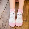 Comercio Exterior Venta Nacional Algodón Boca Baja Corte Bajo Perro de Dibujos Animados Animal Calcetines Rectos Adulto Lindos Calcetines Cortos Tipo Barco Japoneses para Mujer
