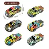 Paquete múltiple de exquisitos mini coches de aleación para coche trasero niños modelo de eyección por inercia coche de juguete mini puesto