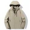 Chaqueta de Trabajo Tres en Uno Desmontable de Dos Piezas a Prueba de Viento Cálida para Otoño e Invierno con LOGOTIPO Estampado y Bordado
