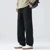 Pantalones Casuales de Algodón Puro para Hombre Xuxingzhe Otoño 2026 Nuevo Estilo Pantalones Largos Pantalones Cargo Pantalones de Pierna Recta Sueltos para Hombre