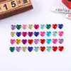 Pegatina de Diamantes Rosa Acrílico Corazón de Melocotón Pegamento Trasero Pegatina para Maquillaje de Escenario de Niñas Ombligo Vestir Pegatina de Piedras Preciosas Coloridas