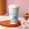 Overlord Vaso de Té con Leche Igual Vaso Desechable Especial para Cafetería Paquete Comercial Vaso de Papel