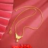 Verano Nuevo Oro de Arena Vietnamita Lujo Ligero Simple Collar de Mariposa Moda para Damas Diseño Nicho Suministro de Joyería Yiwu