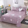 Sábanas de sarga gruesa hipoalergénicas ropa de cama individual para dormitorio estudiante cómoda sin bolitas fabricante de sábanas venta al por mayor