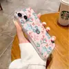 Diseño Floral Fresco y Sencillo Adecuado para Funda de Teléfono Apple 18 Pro Max, Funda Suave de Cobertura Total 17, Funda Transparente Ligera para iPhone 16