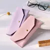 Carteira Porta-Cartões Simples Unissex Clutch Longo Porta-Moedas Portátil Carteira para Óculos e Notas