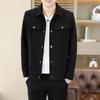 Casaco Masculino Moda Coreana Slim Outono 2024 Nova Geração de Cabelo