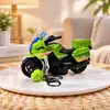 Juguete de Motocicleta Creativo para Niños, Modelo de Motocicleta Realista, Coche de Juguete de Inercia para Niños, Regalo Llavero