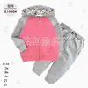 Comercio Exterior Ropa Infantil Primavera y Otoño Conjunto Infantil de Dos Piezas Material Sudadera Sudadera con Capucha Ropa Infantil para Bebés Ropa de Salida [Al por Mayor]
