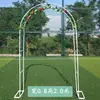 Estante de flores de arco estante trepador estante para rosas de jardín estante para plantas de rábano verde clemátide puerta de flores para exteriores decoración de patio
