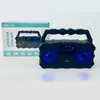 Nova caixa de som Bluetooth portátil criativa de alto volume portátil para exterior com luz colorida subwoofer caixa de som Bluetooth
