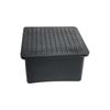 Tapón para tubo cuadrado 50*50 tubo cuadrado cubierta de tubo cuadrado cubierta para pata de mesa silla tapa de tubo de plástico no es fácil de usar cubierta protectora