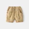 Moda de Verano Estilo Coreano Pantalones para Niños Lindos Cohete Alfabeto Pantalones para Niños Pequeños Patrón de Dibujos Animados Pantalones para Niños