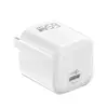 Mini Carregador Totalmente Compatível de Nitreto de Gálio PD65W Cabeça de Carregamento Rápido Adequado para Carregamento Rápido Huawei, Xiaomi, Ov e Apple
