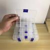 Caixa Pequena de Plástico para Organizar Joias, Caixa de Armazenamento para Equipamentos de Pesca, Caixa de Armazenamento para Partículas de Blocos de Construção Pequenos, Brinquedo Educativo Cognitivo de Cola com 10 Compartimentos