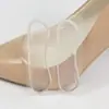 Almohadillas para tacón personalizadas con diseño de onda de agua, brillantes y antideslizantes, plantillas transparentes unisex invisibles, antirozaduras para tacones altos