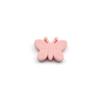 En stock, venta al por mayor, joyería DIY para bebés, mordedor molar para bebés, cuentas sueltas de mariposa de silicona de color caramelo